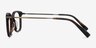 Audacity Dark Tortoise AcetateEyeglass Frames from EyeBuyDirect, Side View