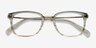 Audacity Green Brown AcetateEyeglass Frames from EyeBuyDirect, Closed View
