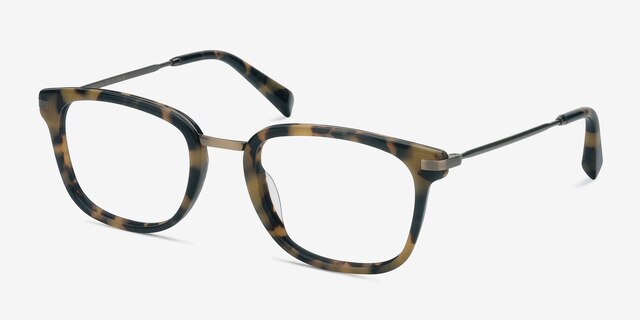 Audacity Tortoise AcetateEyeglass Frames from EyeBuyDirect, Angle View