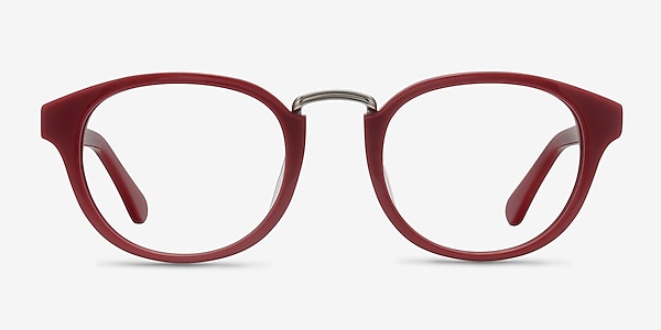 Micor Red Acetate Eyeglass Frames