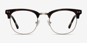 Borderline Écailles Acetate-metal Montures de lunettes de vue d'EyeBuyDirect, Vue de Face