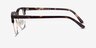 Borderline Tortoise Acetate-metalEyeglass Frames from EyeBuyDirect, Side View