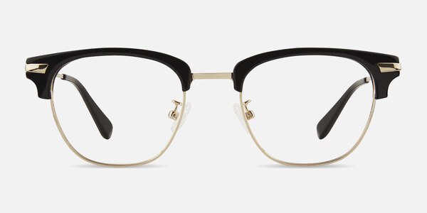 Identity Black Acetate-metal Eyeglass Frames