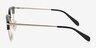 Identity Black Acetate-metalEyeglass Frames from EyeBuyDirect, Side View