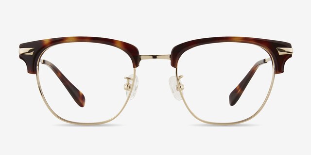 Identity Tortoise Acetate-metalEyeglass Frames from EyeBuyDirect, Front View