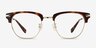 Identity Tortoise Acetate-metalEyeglass Frames from EyeBuyDirect, Front View