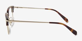 Identity Écailles Acetate-metal Montures de lunettes de vue d'EyeBuyDirect, Vue de Côté