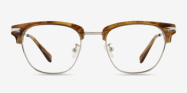 Identity Brown Acetate Eyeglass Frames