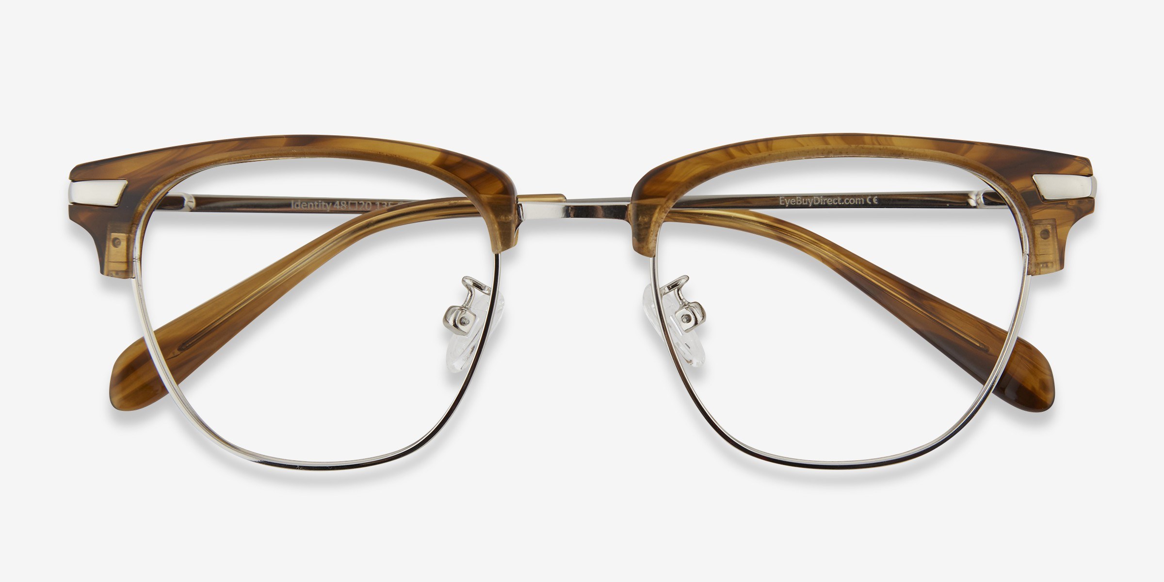 Identity Square Brown Full Rim Eyeglasses | Eyebuydirect