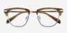 Identity Brown AcetateEyeglass Frames from EyeBuyDirect, Closed View