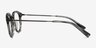 Ginger Gray Striped AcetateEyeglass Frames from EyeBuyDirect, Side View