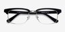 Levy Black AcetateEyeglass Frames from EyeBuyDirect, Closed View