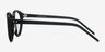 Rita Black AcetateEyeglass Frames from EyeBuyDirect, Side View