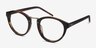 Rita Brown AcetateEyeglass Frames from EyeBuyDirect, Angle View