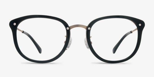 Sakura Black AcetateEyeglass Frames from EyeBuyDirect, Front View