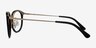 Sakura Black AcetateEyeglass Frames from EyeBuyDirect, Side View