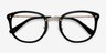 Sakura Black AcetateEyeglass Frames from EyeBuyDirect, Closed View