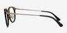 Sakura Gray Floral AcétateMontures de lunettes de vue d'EyeBuyDirect, Vue de Côté