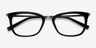 Marlene Black AcetateEyeglass Frames from EyeBuyDirect, Closed View