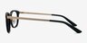 First Light Black AcetateEyeglass Frames from EyeBuyDirect, Side View