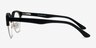 Eloise Black AcetateEyeglass Frames from EyeBuyDirect, Side View