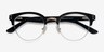 Eloise Black AcetateEyeglass Frames from EyeBuyDirect, Closed View