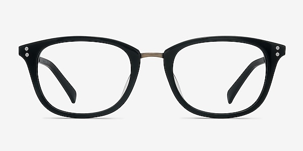 Synopsis Black Acetate-metal Eyeglass Frames