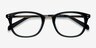 Synopsis Black Acetate-metalEyeglass Frames from EyeBuyDirect, Closed View