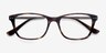 Hudson Tortoise AcetateEyeglass Frames from EyeBuyDirect, Closed View
