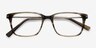 Motion Brown Striped AcetateEyeglass Frames from EyeBuyDirect, Closed View