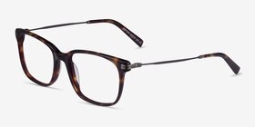 Motion Écailles Acetate-metal Montures de lunettes de vue d'EyeBuyDirect, Vue d'Angle