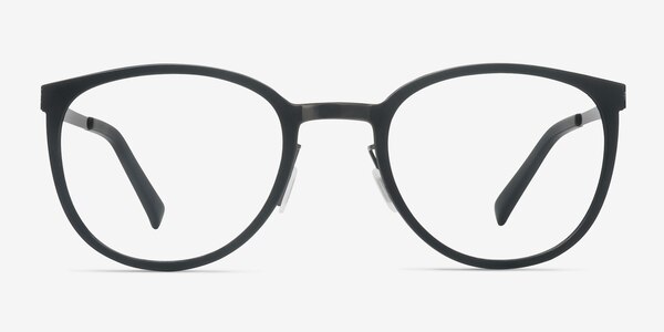 Alpha Black Acetate Eyeglass Frames