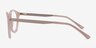 White Moon Pink Acetate-metalEyeglass Frames from EyeBuyDirect, Side View