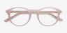 White Moon Pink Acetate-metalEyeglass Frames from EyeBuyDirect, Closed View