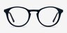 White Moon Navy AcetateEyeglass Frames from EyeBuyDirect, Front View