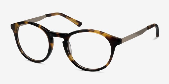 White Moon Tortoise AcetateEyeglass Frames from EyeBuyDirect, Angle View