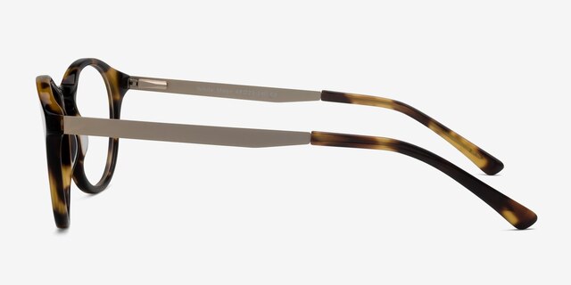 White Moon Tortoise AcetateEyeglass Frames from EyeBuyDirect, Side View