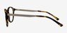 White Moon Tortoise AcetateEyeglass Frames from EyeBuyDirect, Side View
