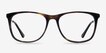 Contrast Tortoise Acetate, MetalEyeglass Frames from EyeBuyDirect, Front View