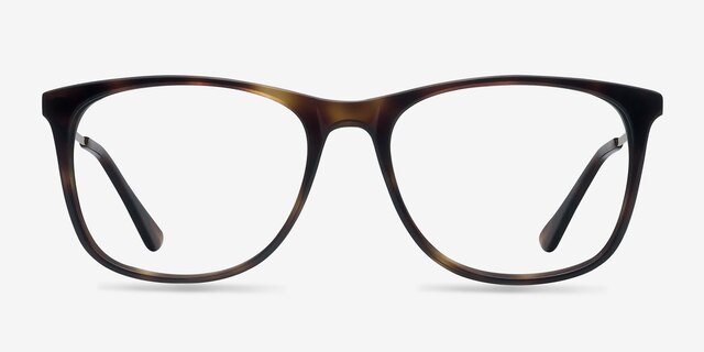 Contrast Tortoise Acetate-metalEyeglass Frames from EyeBuyDirect, Front View