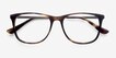 Contrast Tortoise Acetate, MetalEyeglass Frames from EyeBuyDirect, Closed View