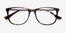 Contrast Tortoise Acetate-metalEyeglass Frames from EyeBuyDirect, Closed View
