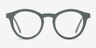 Twin Green AcetateEyeglass Frames from EyeBuyDirect, Front View