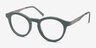 Twin Green AcetateEyeglass Frames from EyeBuyDirect, Angle View