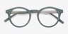 Twin Green AcetateEyeglass Frames from EyeBuyDirect, Closed View