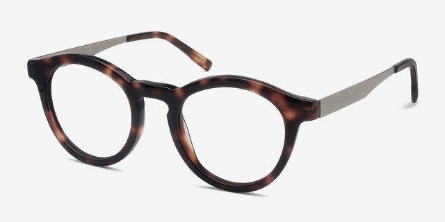 Twin Tortoise AcetateEyeglass Frames from EyeBuyDirect, Angle View