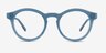 Twin Bleu AcétateMontures de lunettes de vue d'EyeBuyDirect, Vue de Face