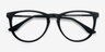 Ultraviolet Matte Black Acetate-metalEyeglass Frames from EyeBuyDirect, Closed View