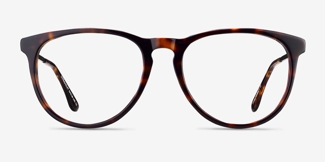 Ultraviolet Tortoise Acetate-metalEyeglass Frames from EyeBuyDirect, Front View