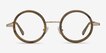 Roaring Brown Acetate, MetalEyeglass Frames from EyeBuyDirect, Front View